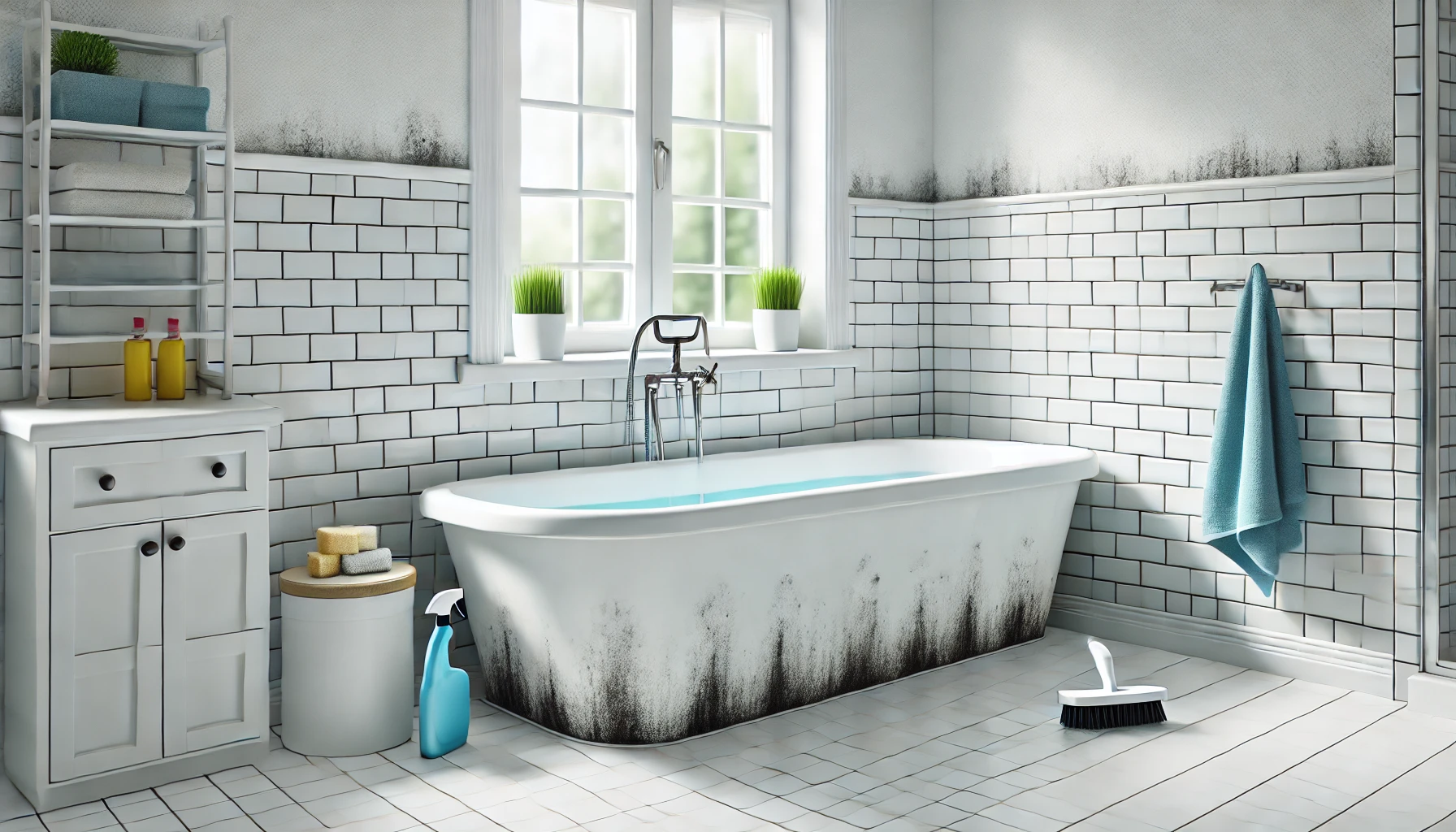 svartmögel i badrum